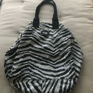 Victoria Secret Pink Sequined Tote GUC